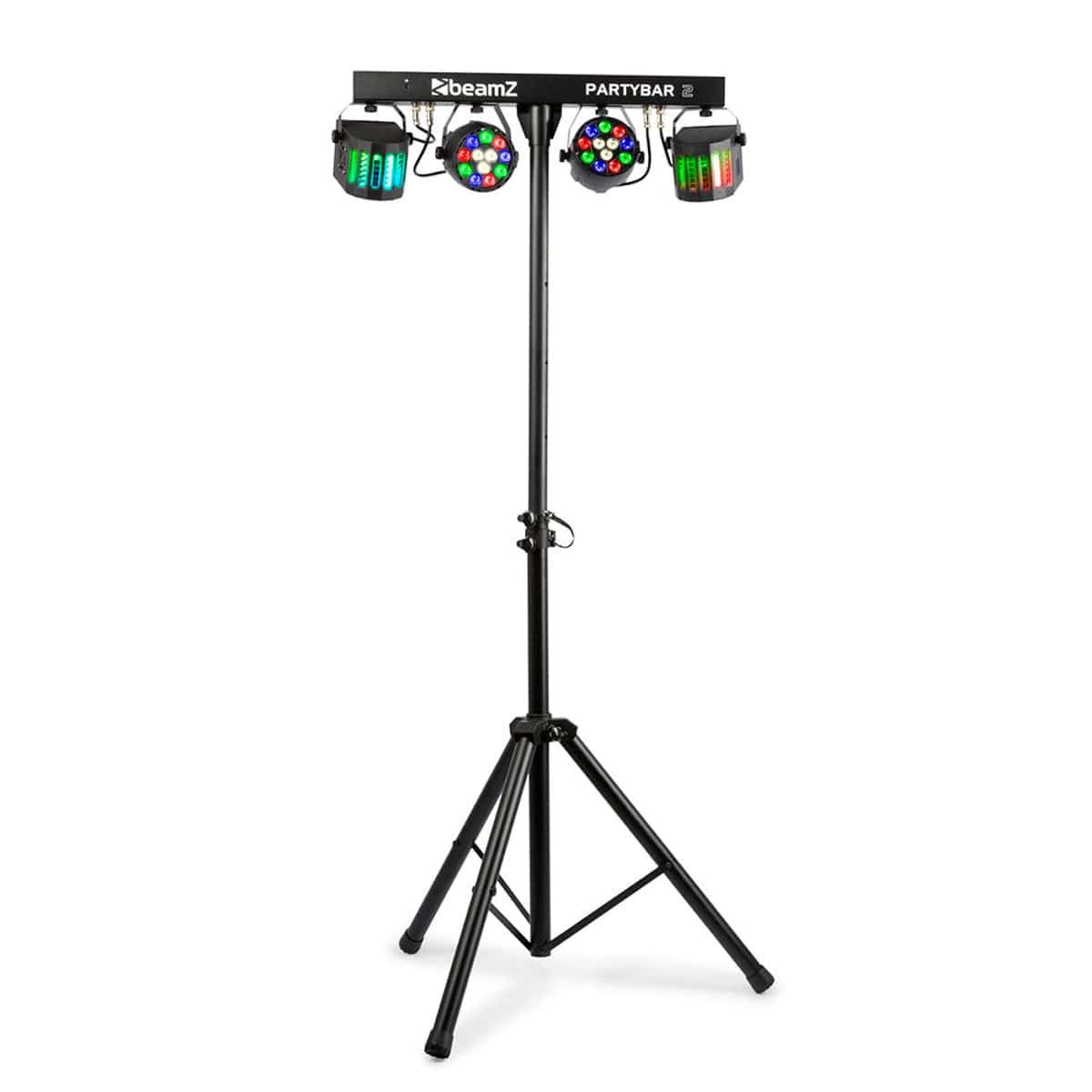 Beamz Home Page Beamz PartyBar 2 All-In-One LED DJ Lighting System - Byron Music