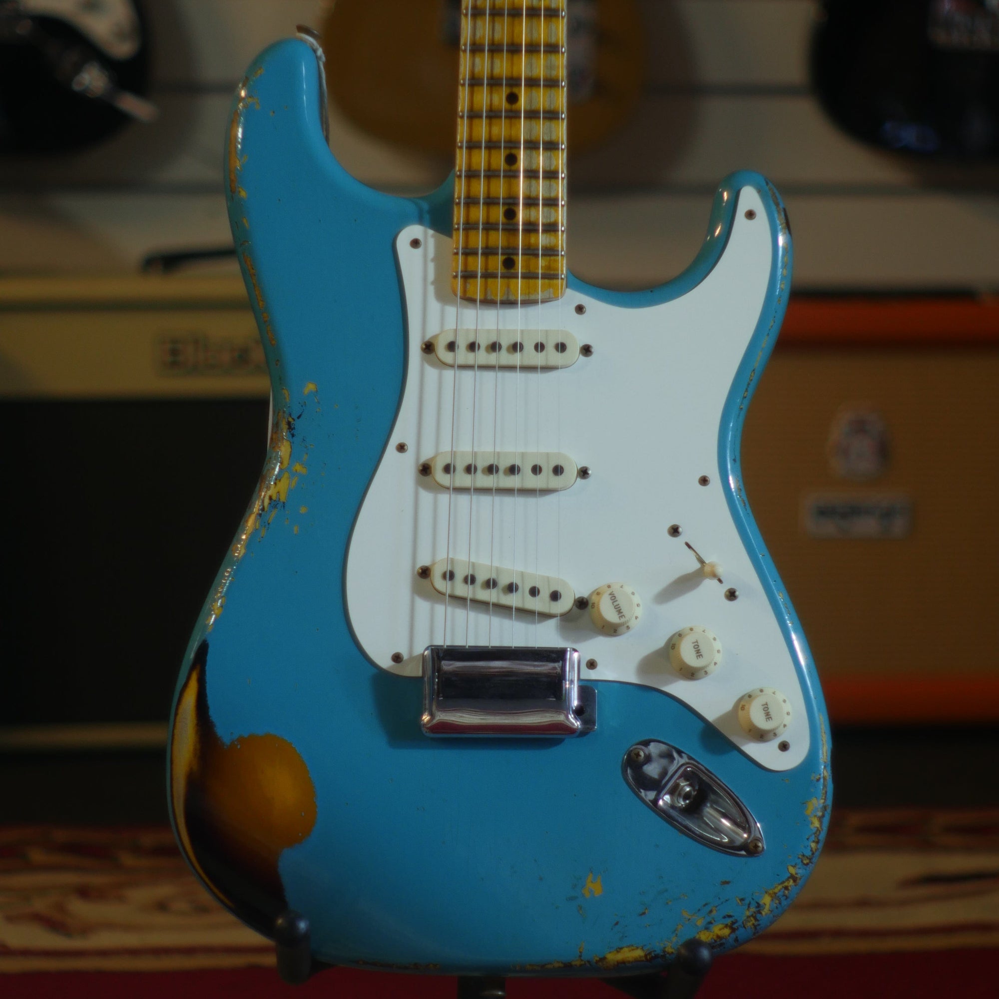 Byron Music Home Page Consignment - Fender Custom Shop '56 Heavy Relic Stratocaster with Tweed Hardcase - Byron Music