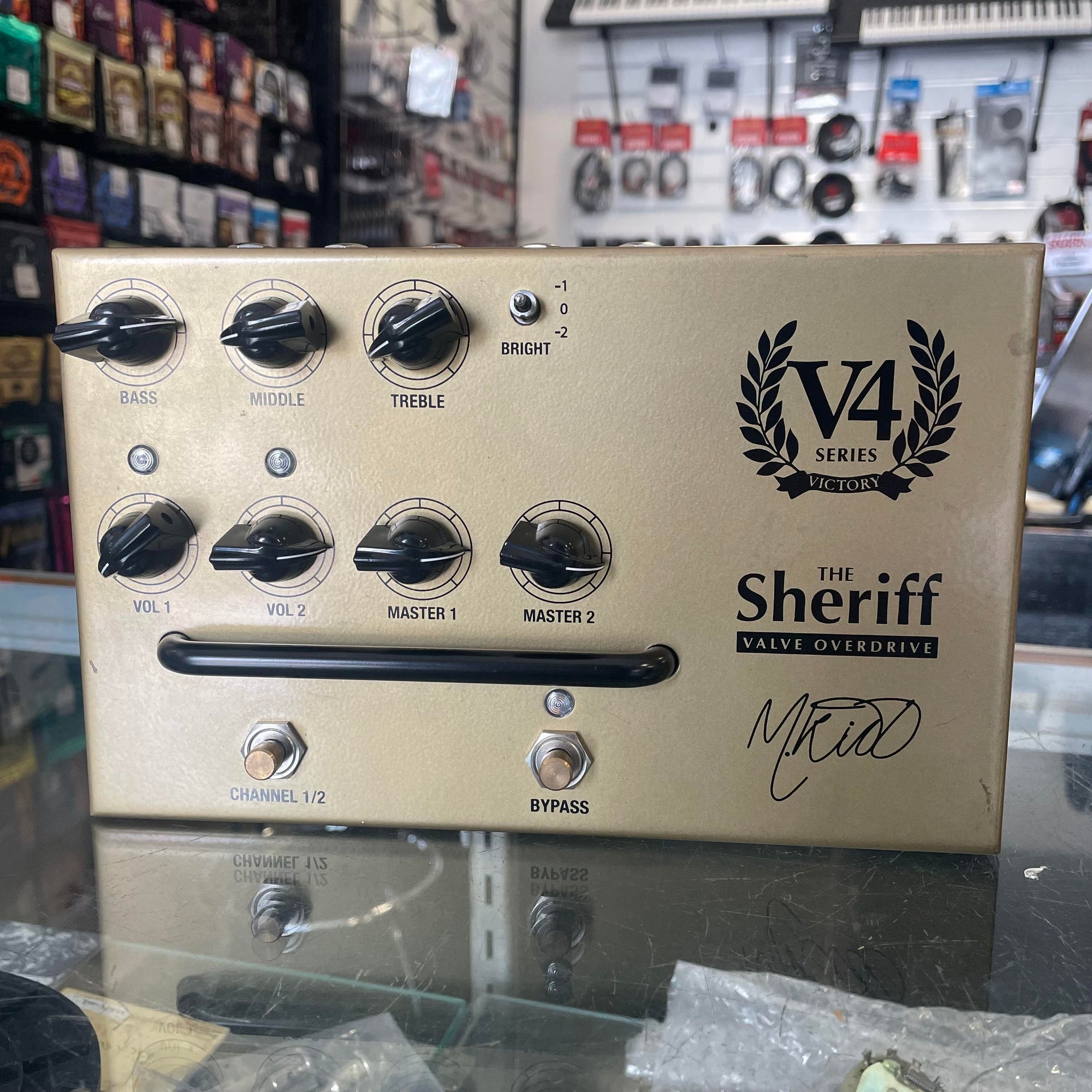 Victory Effects Used Victory Sheriff V4 2 Ch Preamp Valve Overdrive - Byron Music