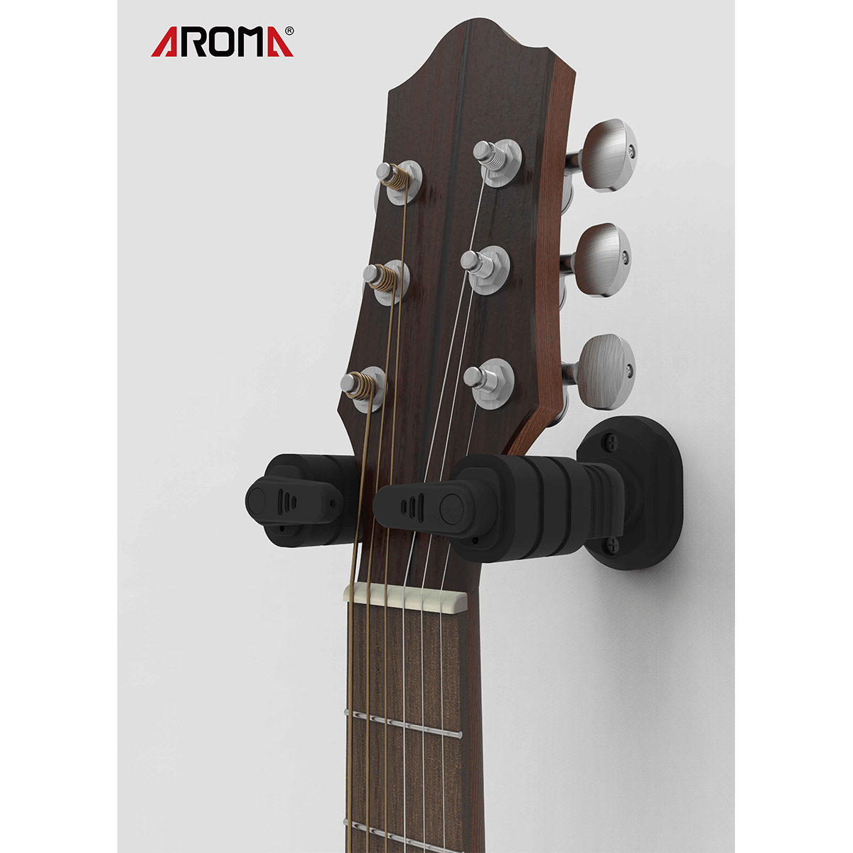 Aroma Guitar Accessories Aroma Guitar Wall Hanger Locking AH-89 - Byron Music