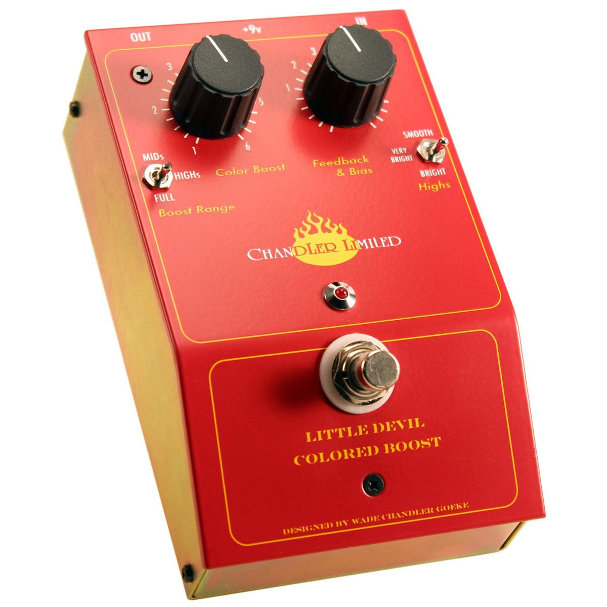 Chandler Effects Chandler Limited Little Devil Colored Boost Pedal - Byron Music