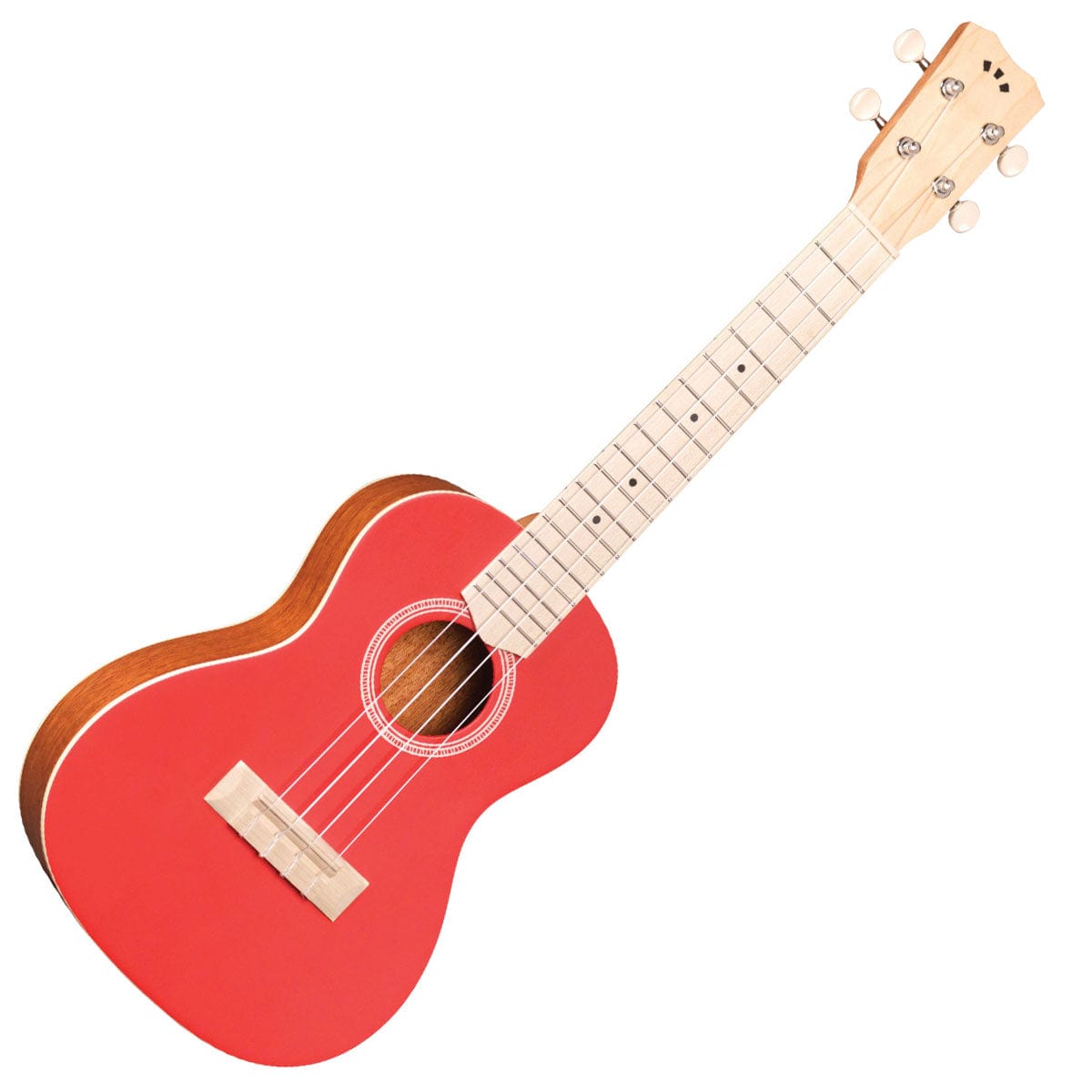 Cordoba Guitar Cordoba 15cm Matiz Concert Ukulele MH/MH w/Bag - Chilli Red - Byron Music