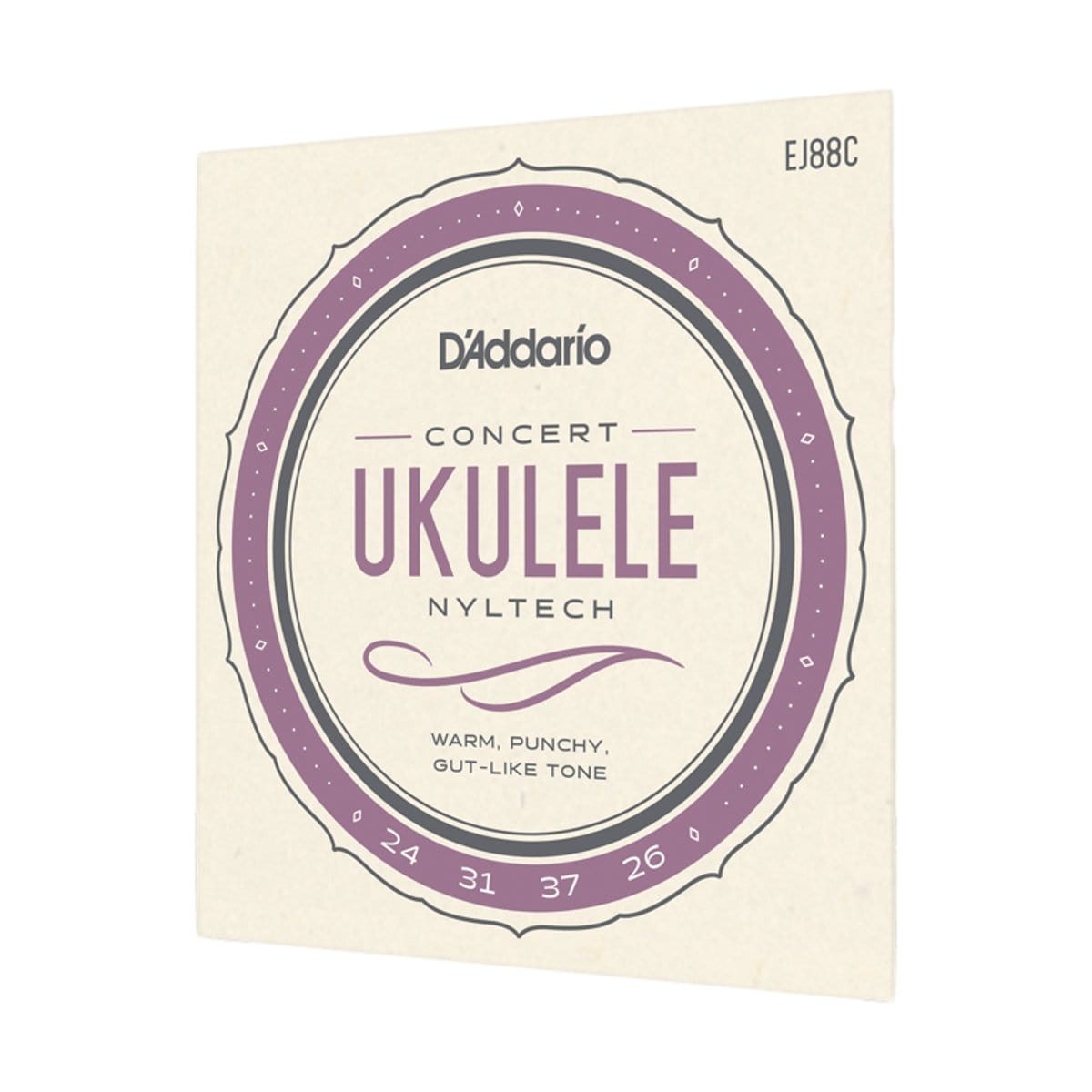D'Addario Guitar Accessories D'Addario EJ88C Ukulele Strings Concert Size Nyltech - Byron Music
