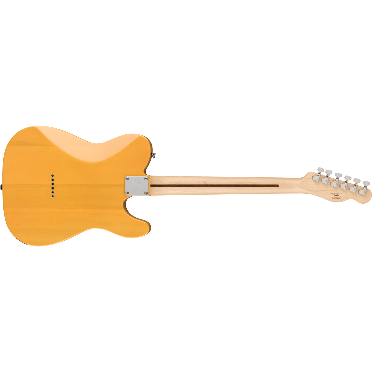 Squier Guitar Fender Squier Affinity Telecaster Left-Handed Butterscotch Blonde Electric Guitar - Byron Music