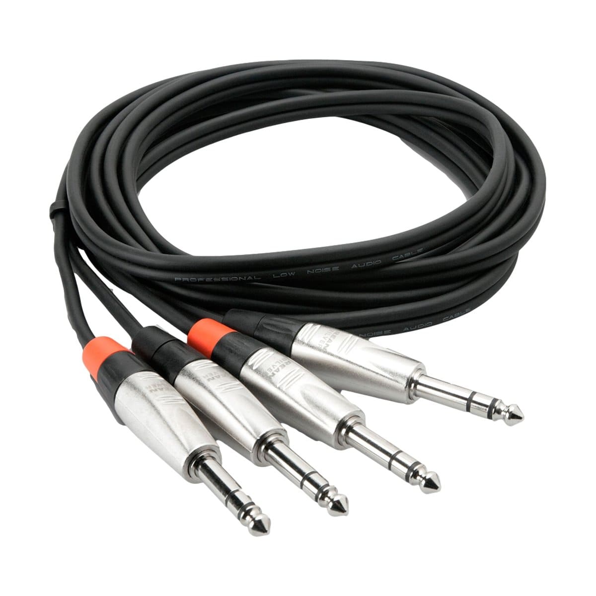 Hosa Recording Hosa Stereo Interconnect Cable Dual 1/4in TRS to Same 5ft HSS-005X2 - Byron Music