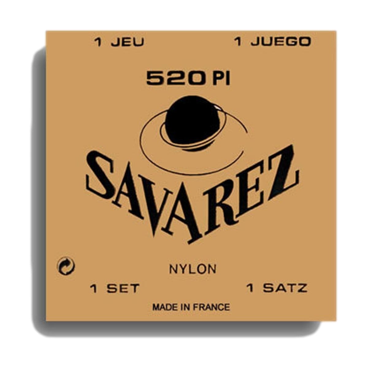 Savarez Guitar Accessories Savarez 520PI Classical Guitar String Set High Tension with Wound E, B &amp; G - Byron Music