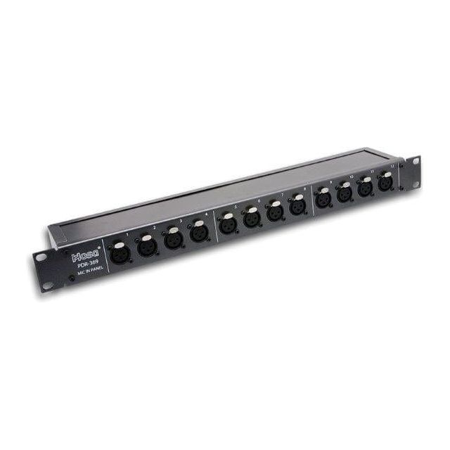 HOSA TECHNOLOGY Home Page 12 CHANNEL PATCH BAY XLR - Byron Music