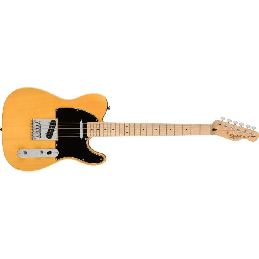 Squier Home Page Affinity Series Telecaster Maple Fingerboard Black Pickguard Butterscotch Blonde - Byron Music