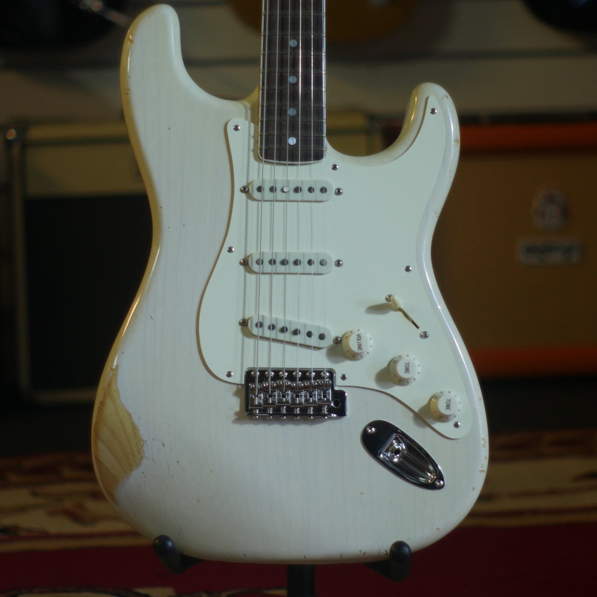 Byron Music Home Page Consignment - Fender &quot;Partscaster&quot; Stratocaster - Olympic White - Byron Music