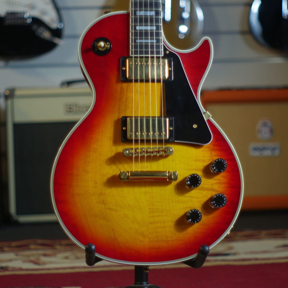 Byron Music Home Page Consignment - Gibson Les Paul Custom Heritage Cherry Sunburst W/ OHSC - Byron Music