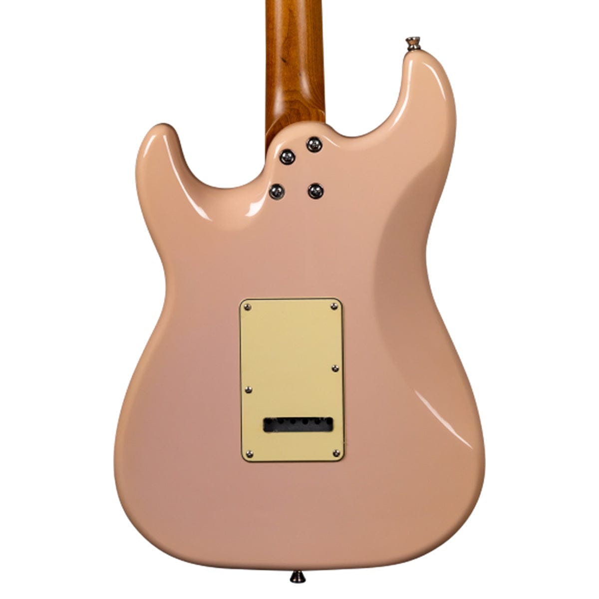 JET Home Page Jet JS-400-PK-R Electric Guitar Shell Pink HSS Roasted Maple Rosewood Fretboard - Byron Music
