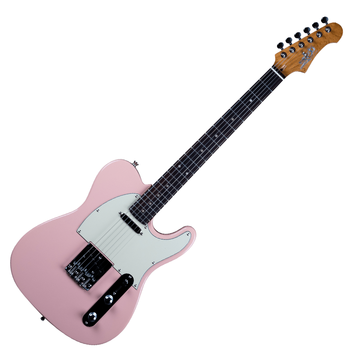 JET Home Page JET JT-300-PK-R ELECTRIC GUITAR SHELL PINK SS ROASTED MAPLE R/W FRETBOARD - Byron Music