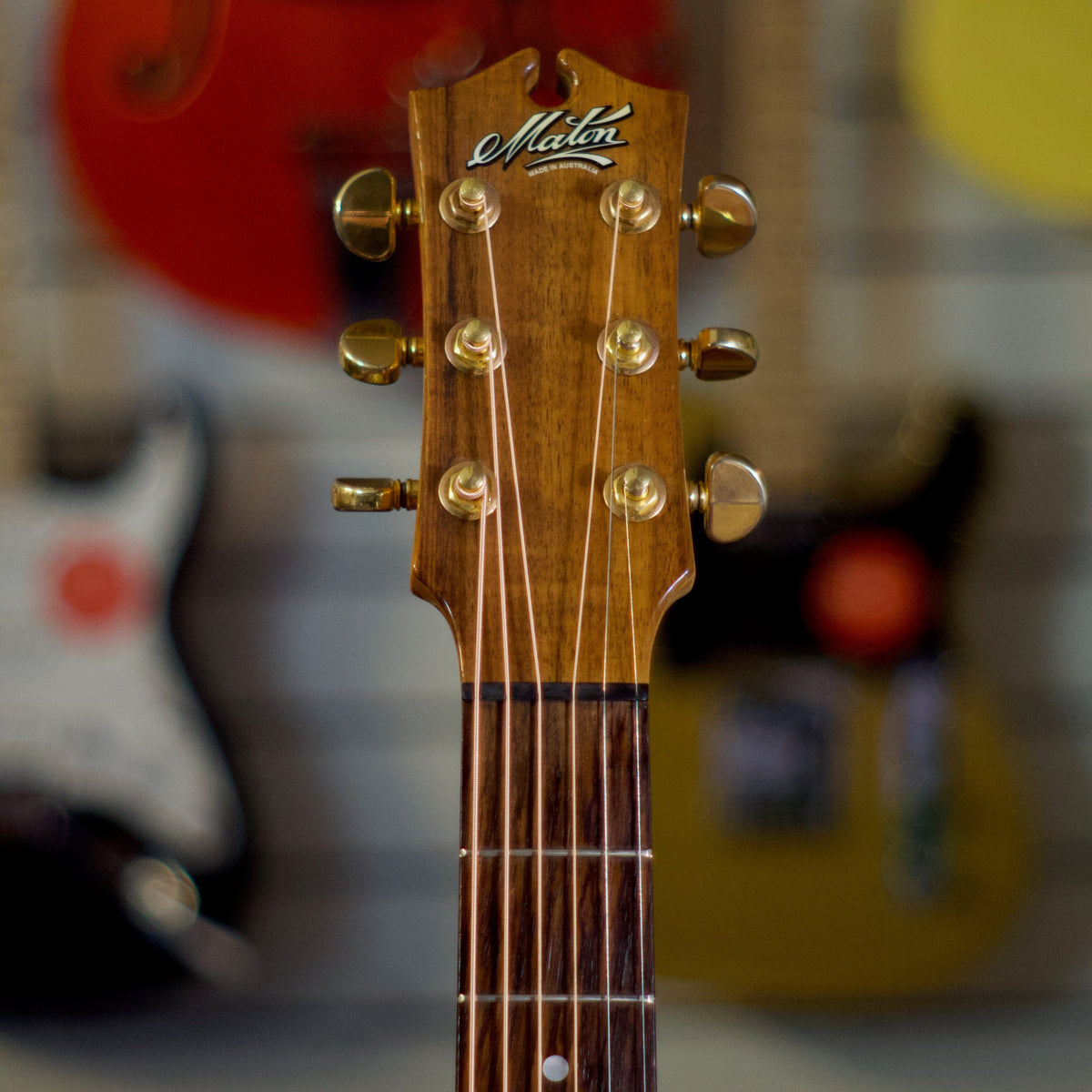 Byron Music Home Page Preloved - Maton AJ85 Australian Jumbo Acoustic Guitar w/Hardcase - Byron Music