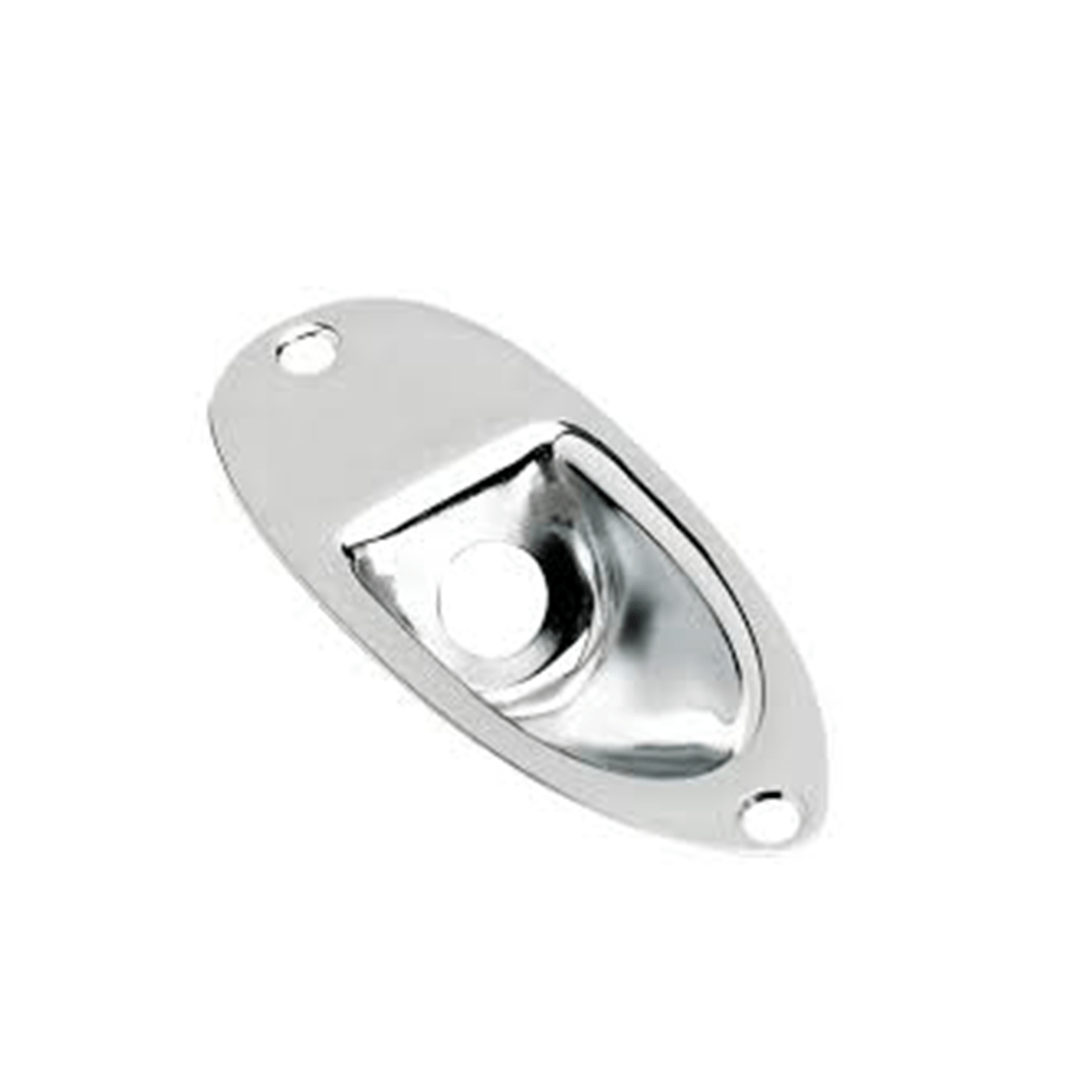DR PARTS Home Page Recessed Oval Jack Plate Chrome 81 X 32.5MM - Byron Music