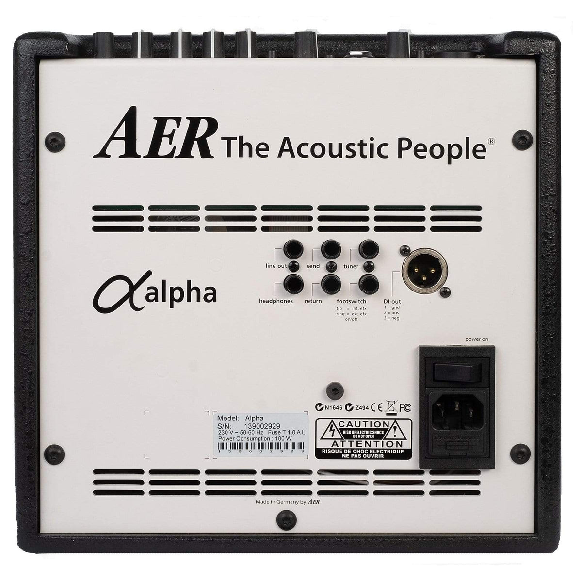 AER Amps AER Alpha 40 Acoustic Guitar Amp - Byron Music