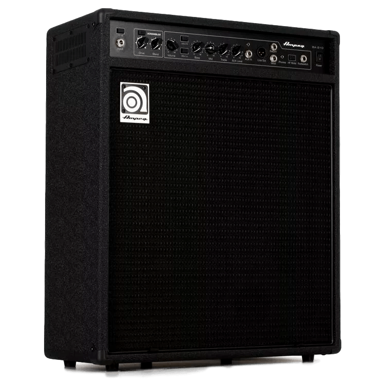 Ampeg Amps Ampeg Bass Amplifier Combo 450W 2x10 Inch BA-210V2 - Byron Music
