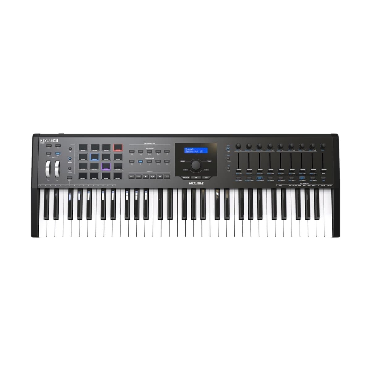 Arturia Keys Arturia Keylab 61 MK2 MIDI Controller Keyboard 61-Key Black - Byron Music