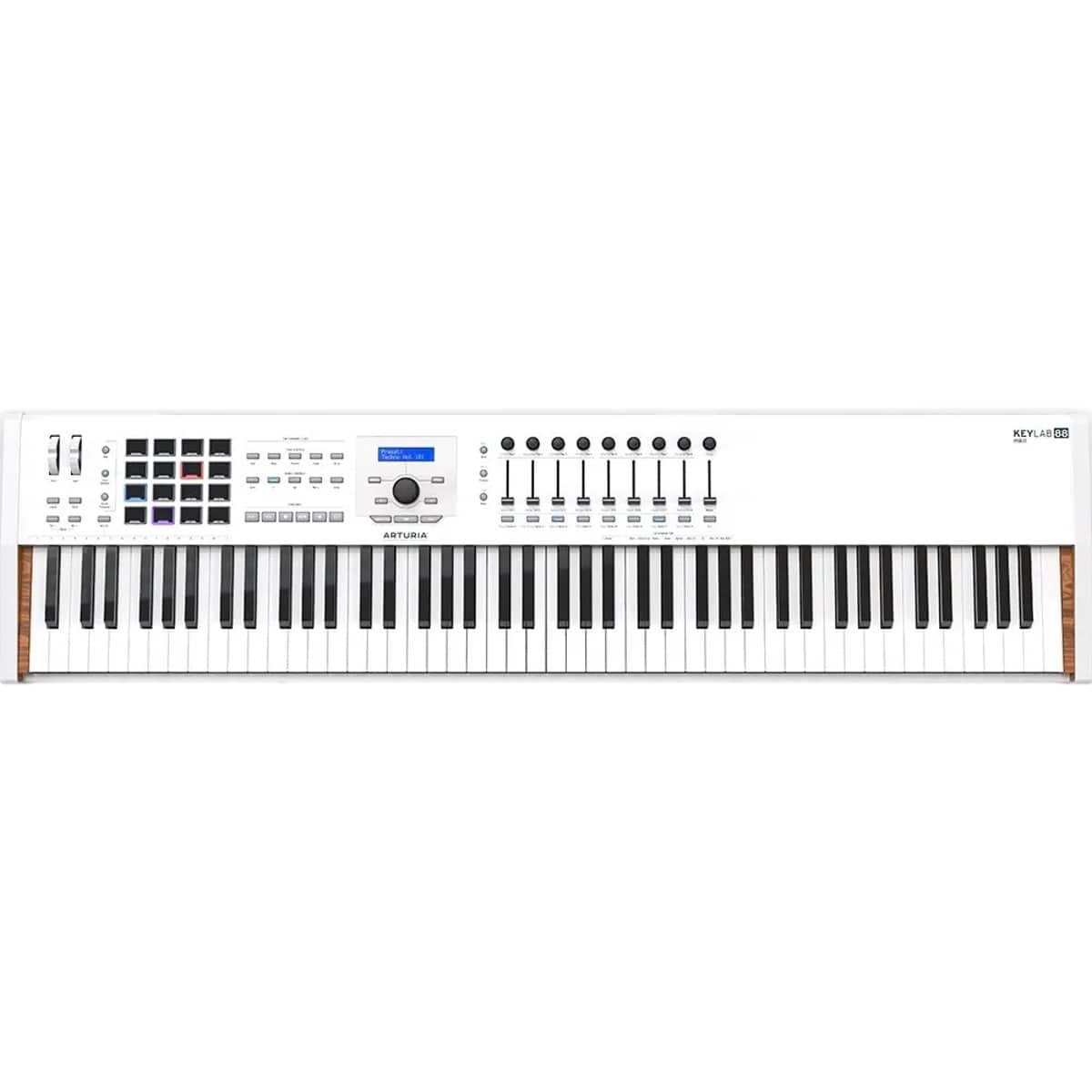 Arturia Keys Arturia KeyLab 88 Mk2 88-Note Weighted Action Controller Keyboard White - Byron Music