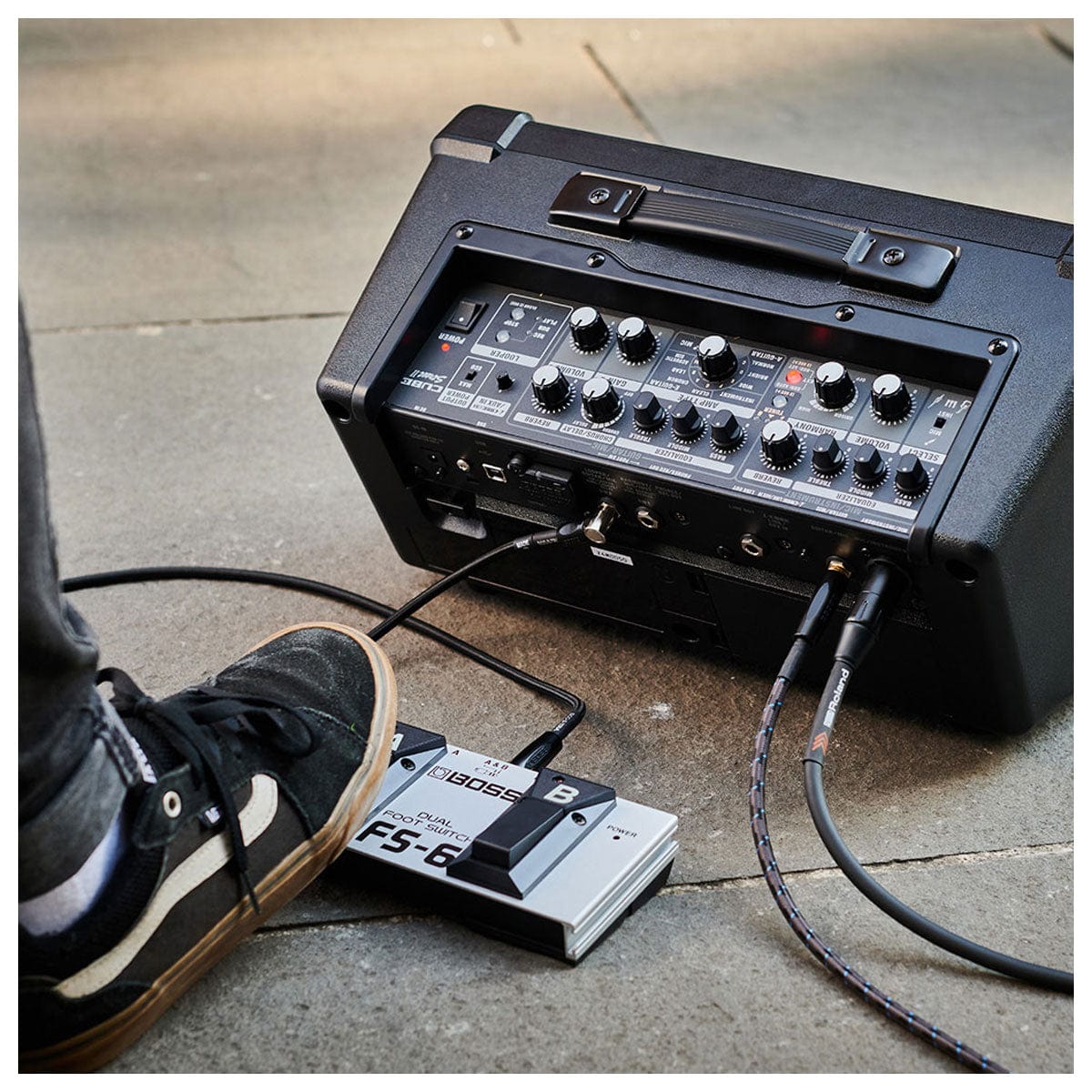 Boss Amps Boss Cube Street II Battery Powered Amplifier Black - Byron Music