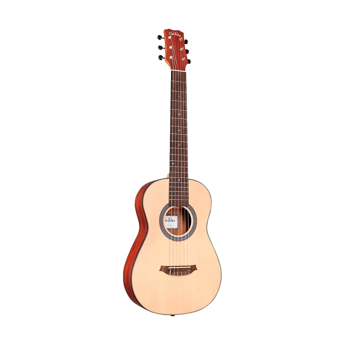 Cordoba Guitar Cordoba Mini II Paduak Classical Guitar Travel Size - Byron Music