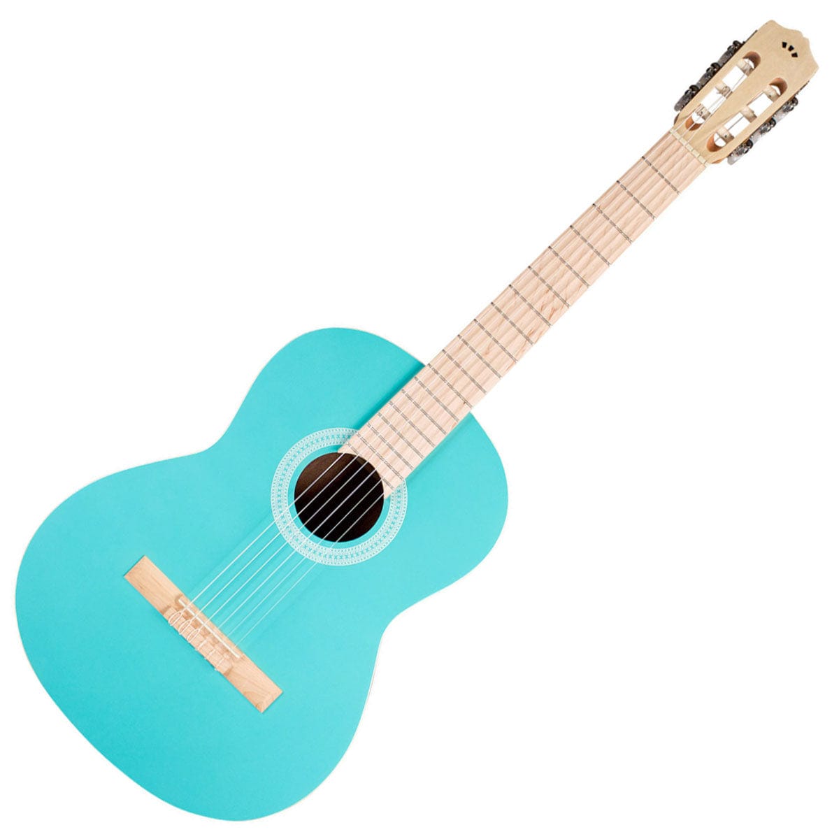 Cordoba Guitar Cordoba - Protege C1 Matiz 4/4 Classical Guitar SP/MH w/Bag - Aqua - Byron Music
