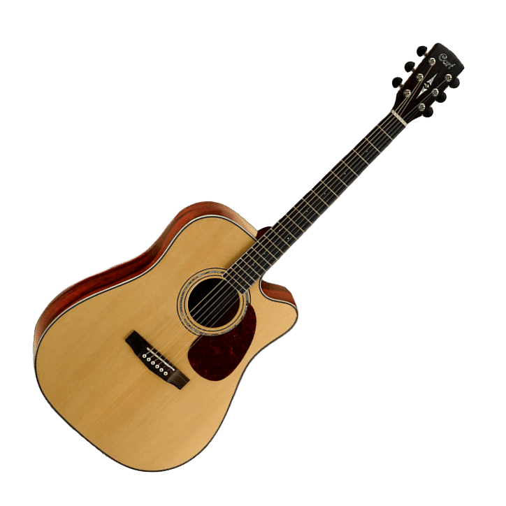 Cort Guitar Cort Acoustic Electric Guitar Solid Spruce Top with Pickup MR710F-MD - Byron Music