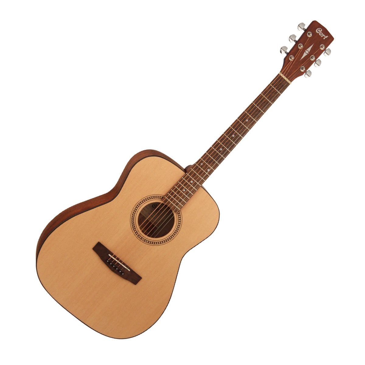 Cort Guitar Cort AF505 Short Scale Folk Acoustic Guitar Natural - Byron Music