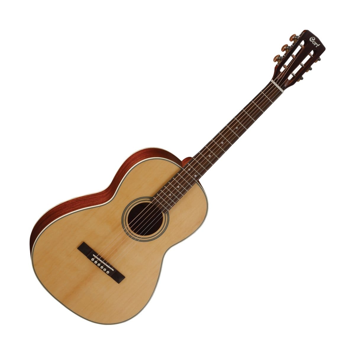 Cort Guitar Cort L100P Acoustic Guitar Parlor Size Natural - Byron Music