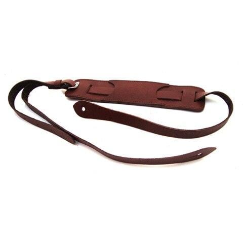 DSL Guitar Accessories DSL Strap Guitar Bass Leather Vintage Classic Style Maroon 2.5 Inch Aus Made - Byron Music
