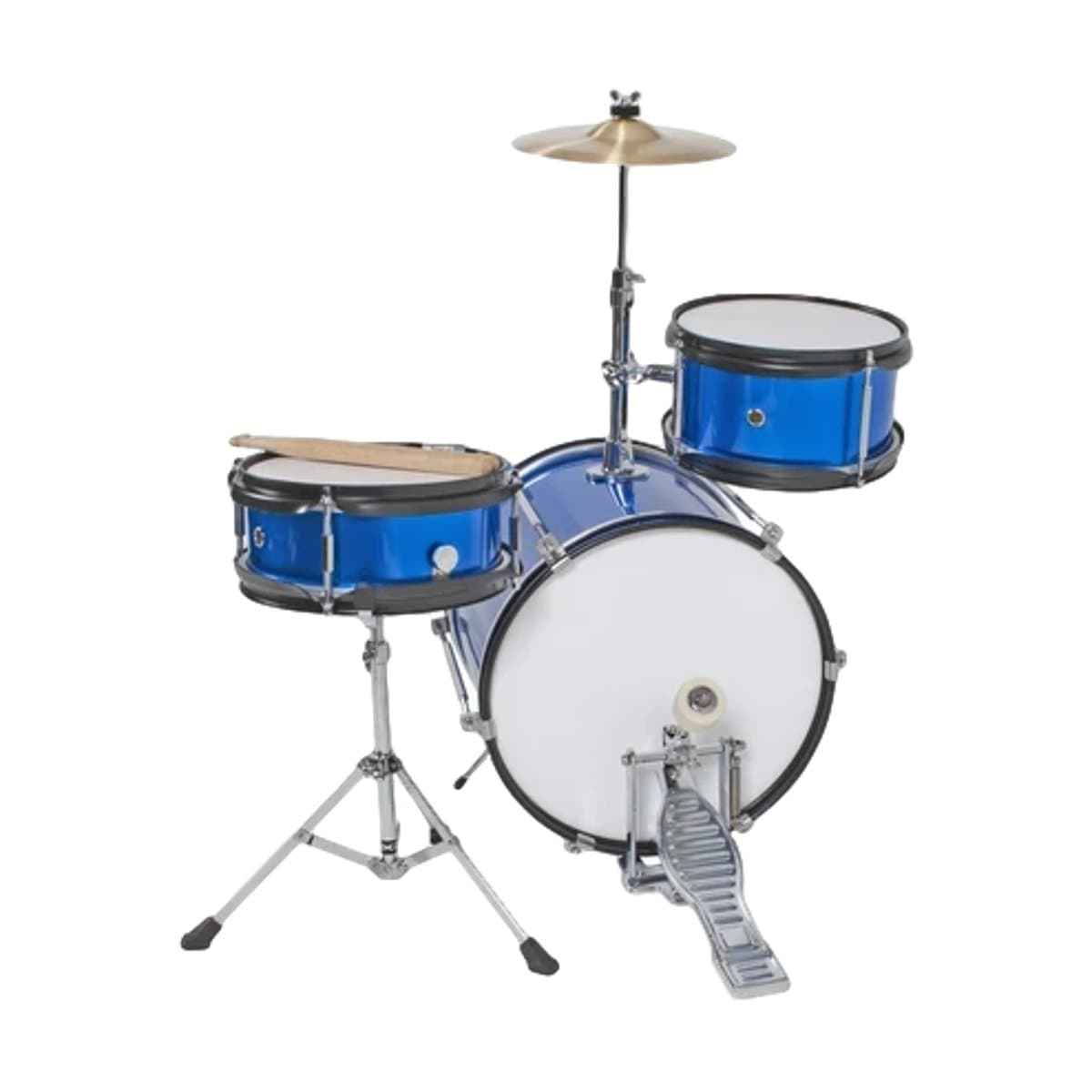 DXP Percussion DXP Junior Drum Kit 3-Piece Metallic Blue TXJ3MBL - Byron Music