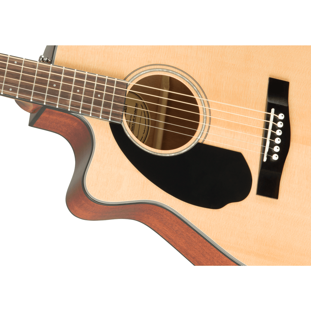 Fender Guitar Fender CC-60SCE Left-Handed Acoustic/Electric Guitar Concert - Byron Music