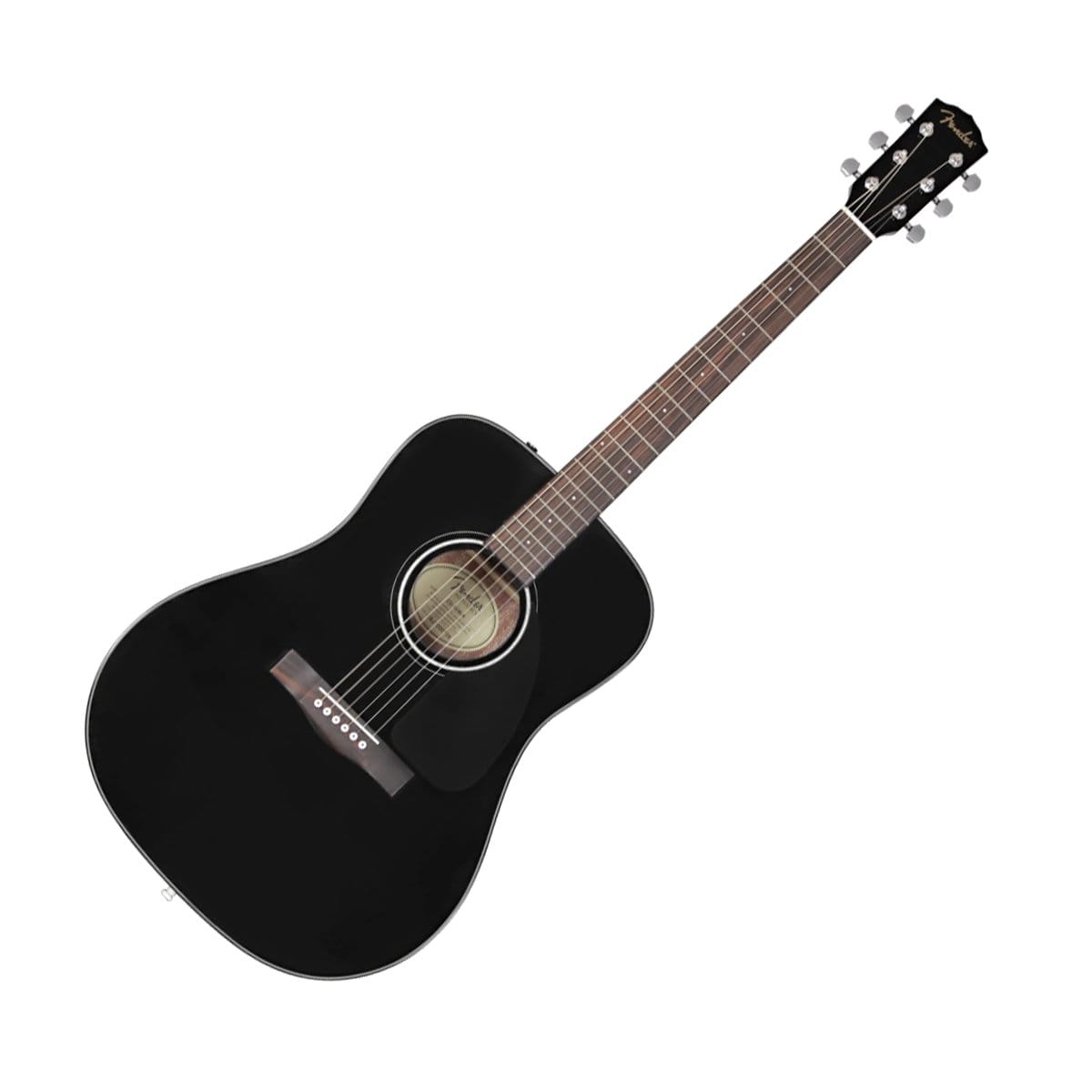 Fender Guitar Fender CD-60 Dreadnought Acoustic Guitar Black - Byron Music