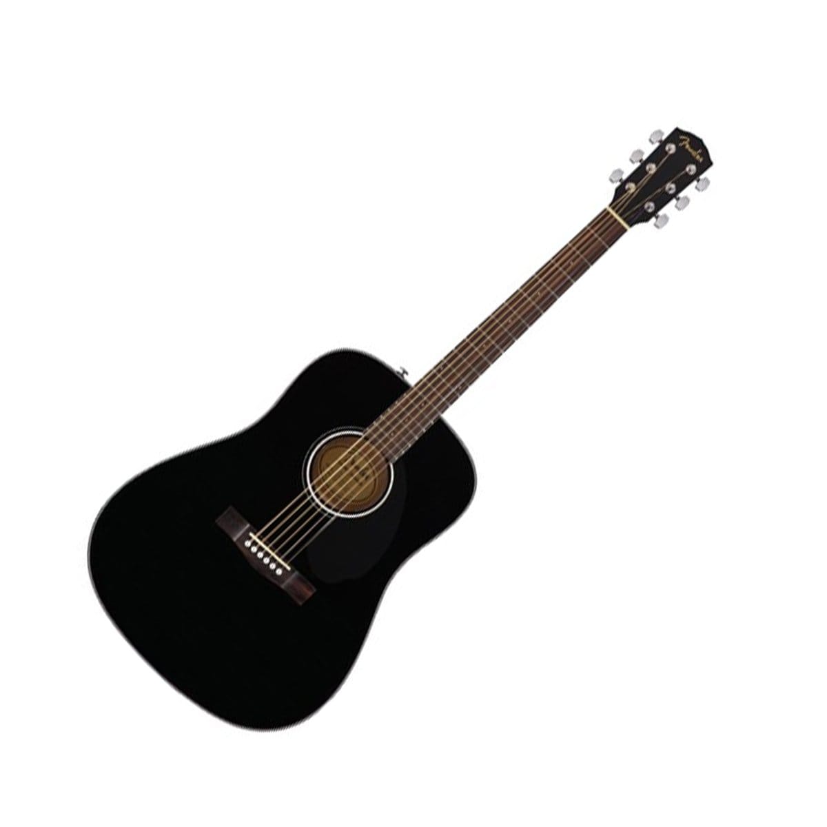 Fender Guitar Fender CD-60S Dreadnought Acoustic Guitar Walnut Fingerboard (Black) - Byron Music