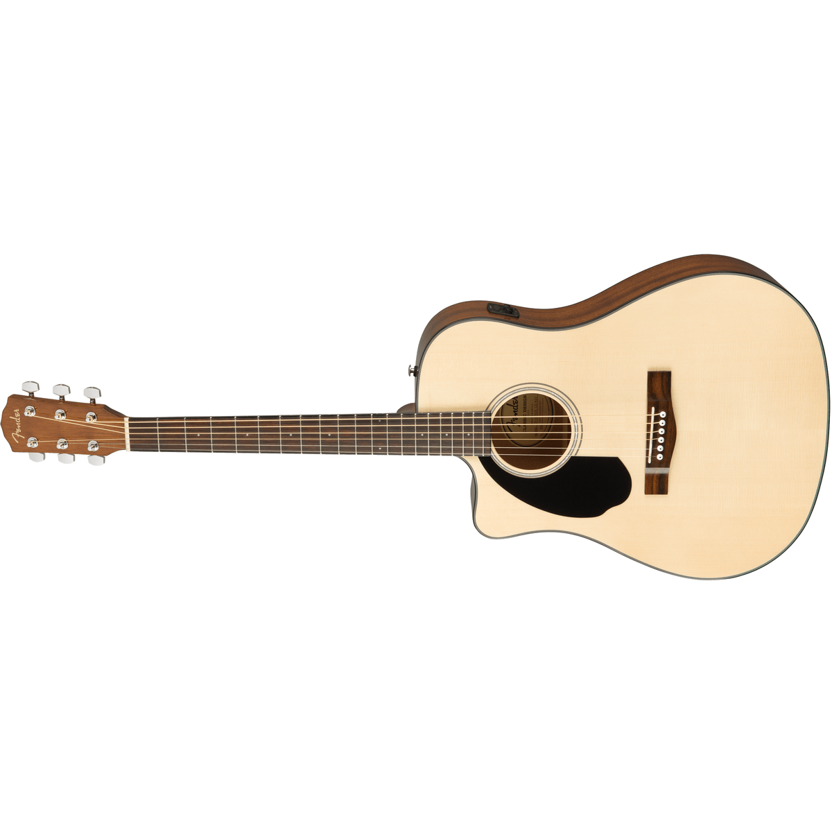 Fender Guitar Fender CD-60SCE Left-Handed Acoustic/Electric Guitar Natural - Byron Music