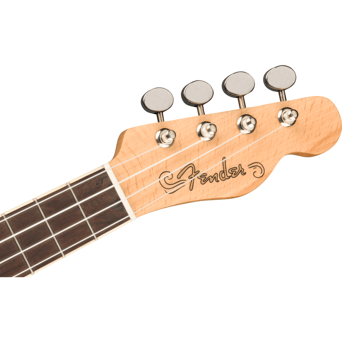 Fender Guitar Fender Fullerton Tele Ukulele Butterscotch Blonde with Pickup - Byron Music