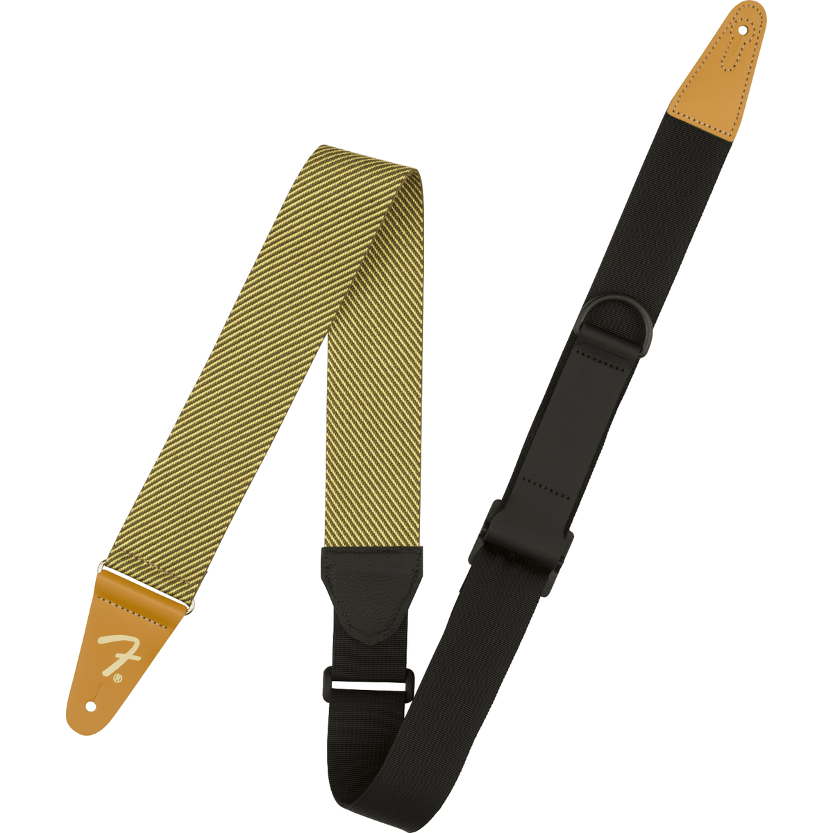 Fender Guitar Accessories Fender Guitar Strap Right Height 2 Inch Tweed - Byron Music