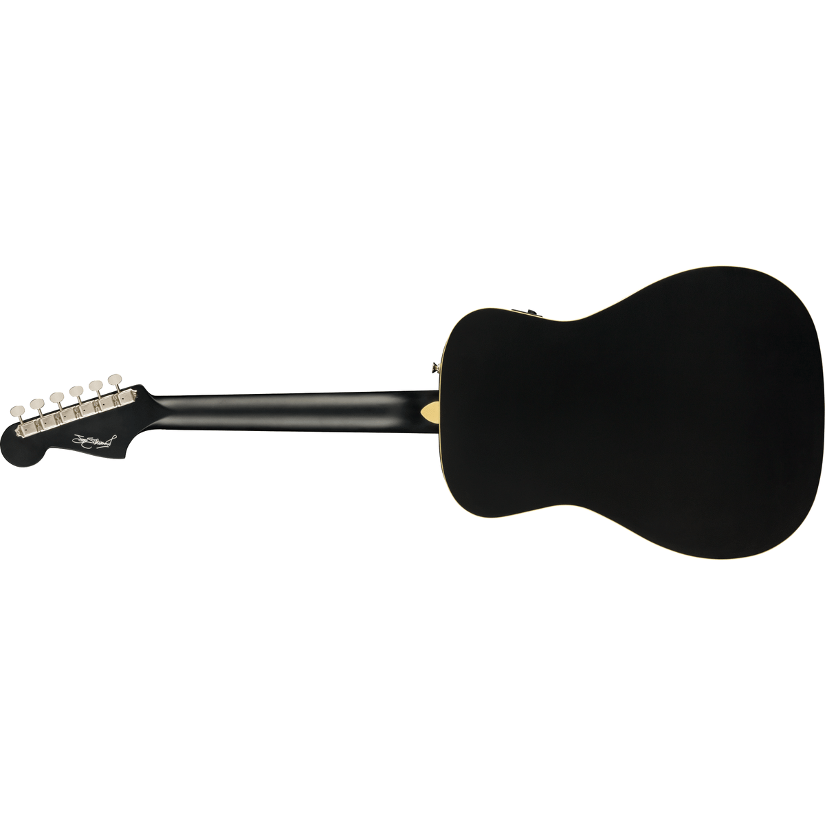 Fender Guitar Fender Joe Strummer Campfire Acoustic/Electric Guitar Matte Black - Byron Music
