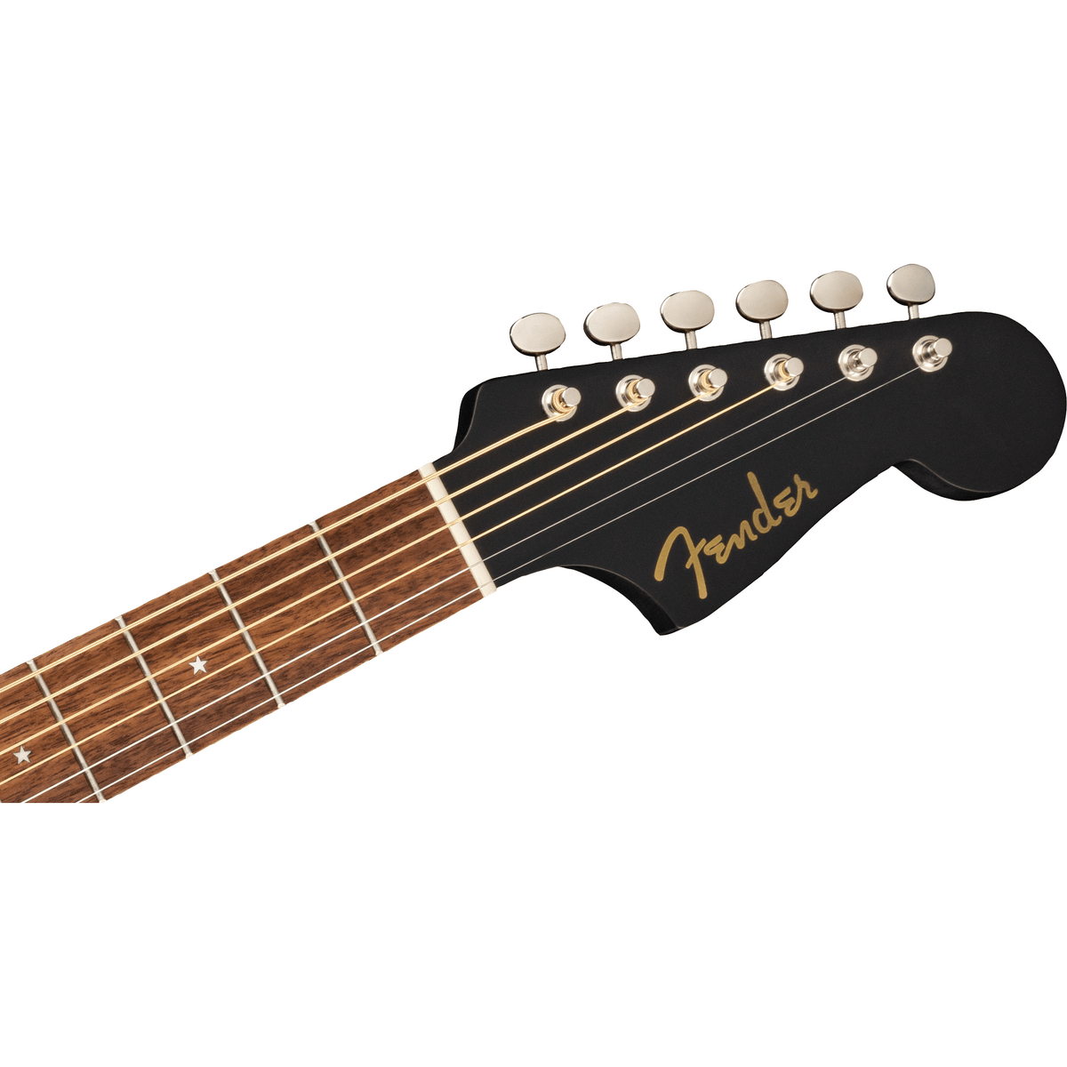Fender Guitar Fender Joe Strummer Campfire Acoustic/Electric Guitar Matte Black - Byron Music