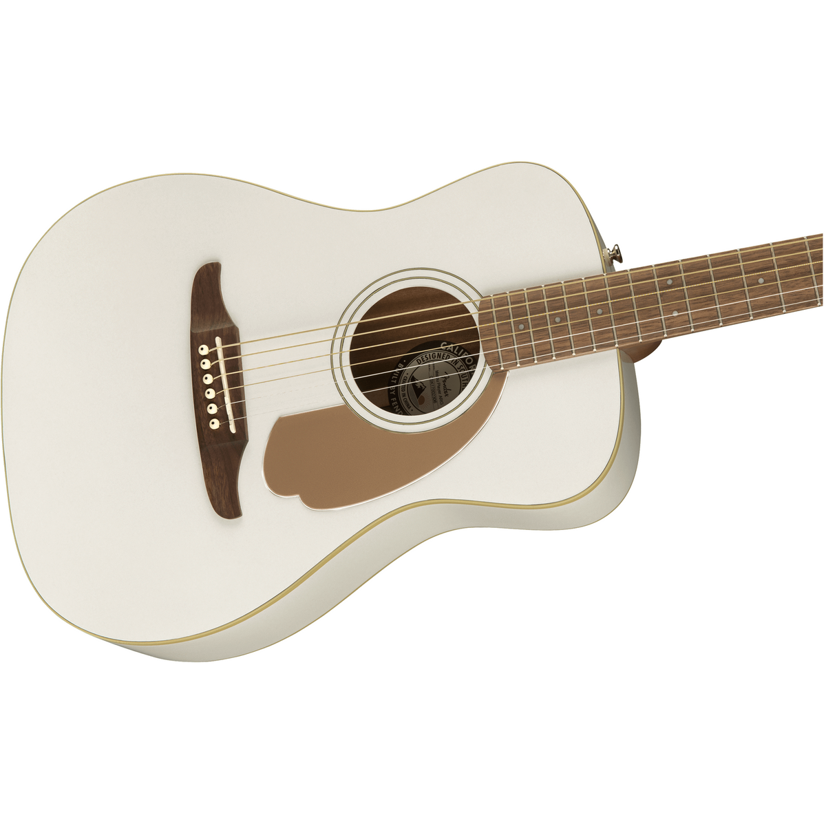 Fender Guitar Fender Malibu Player Acoustic/Electric Guitar Short Scale Arctic Gold - Byron Music