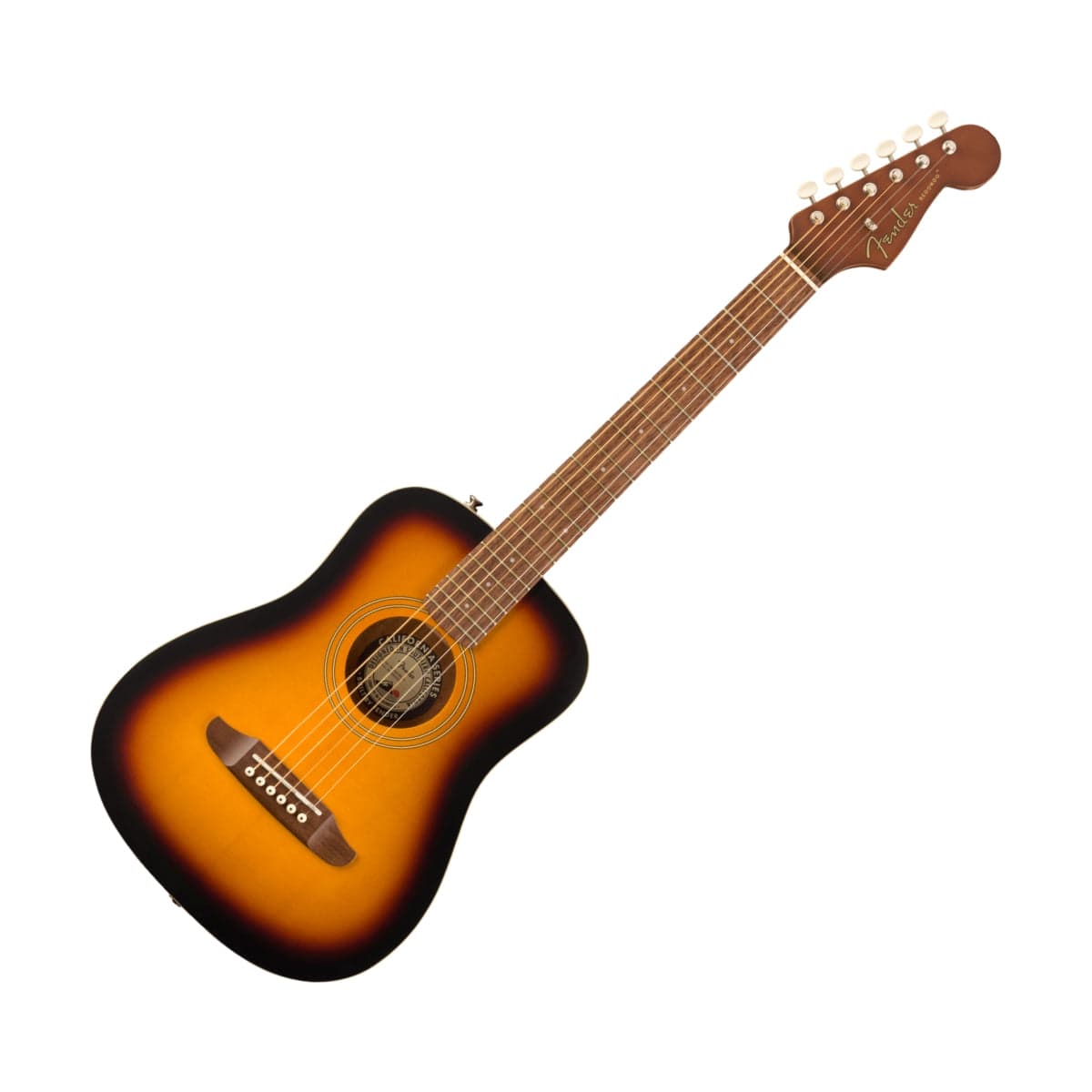 Fender Guitar Fender Redondo Mini Acoustic Guitar Sunburst - Byron Music