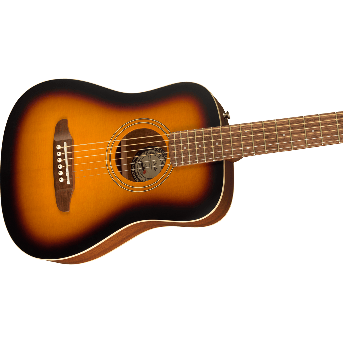 Fender Guitar Fender Redondo Mini Acoustic Guitar Sunburst - Byron Music