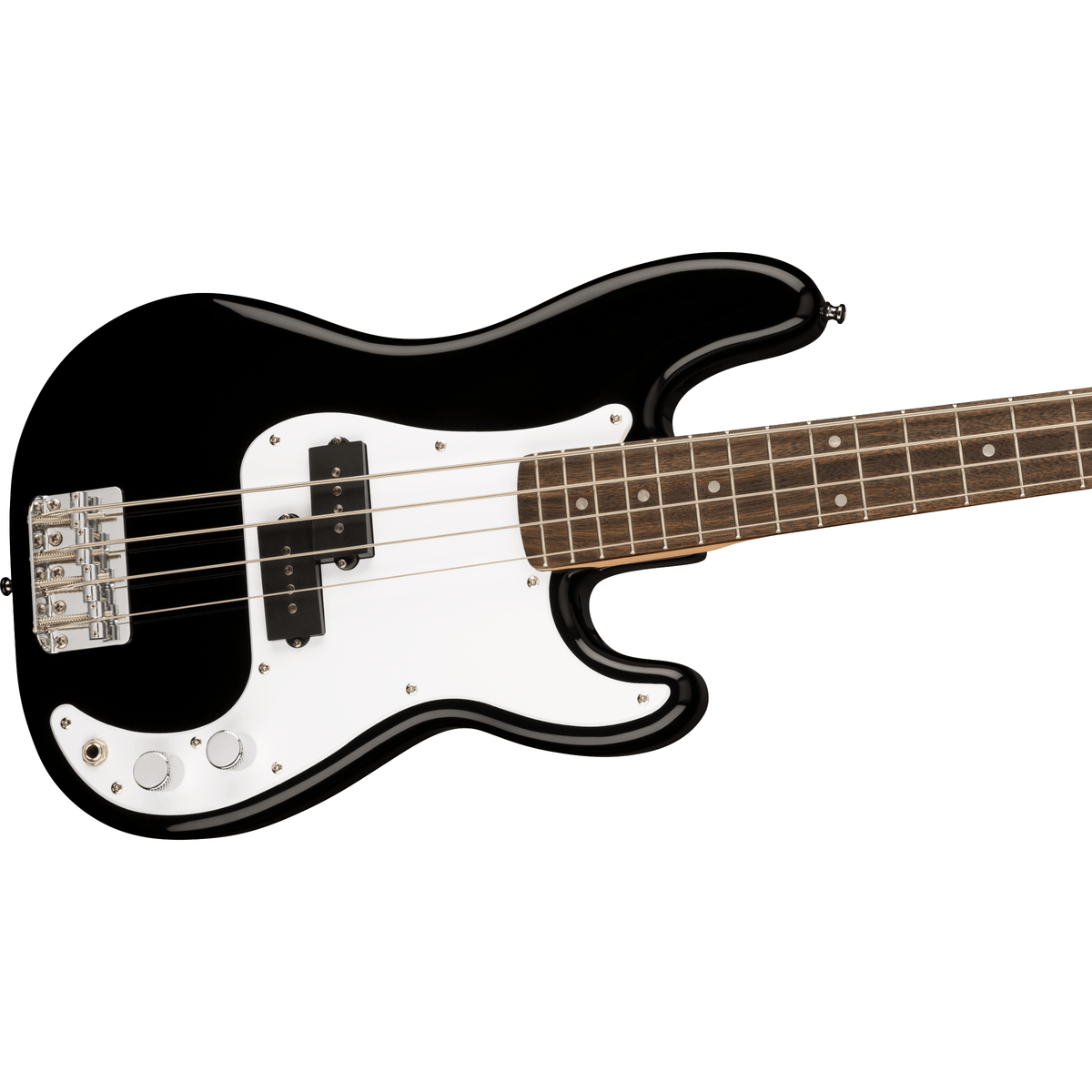 Squier Guitar Fender Squier Mini Precision Black Bass Guitar - Byron Music