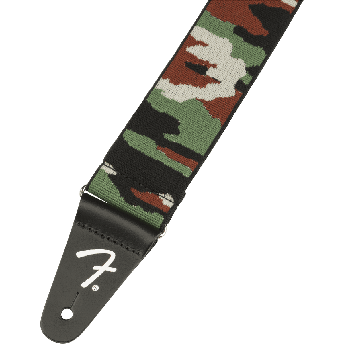 Fender Guitar Accessories Fender Weighless Camouflage Guitar Strap Woodland - Byron Music