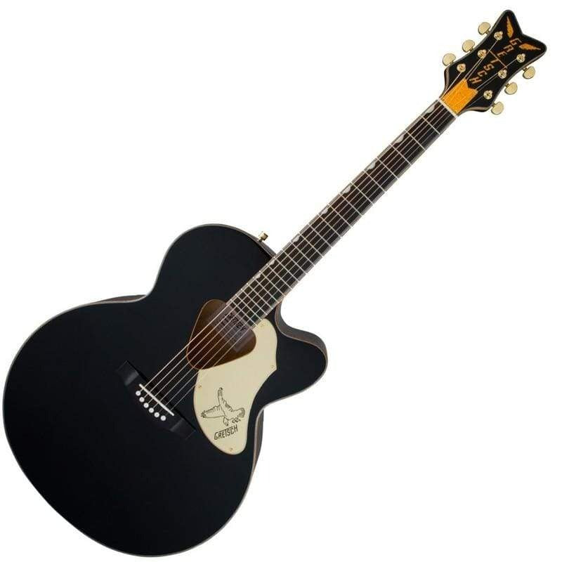 Gretsch G5022CBFE Rancher Falcon Jumbo Cutaway Acoustic/Electric Guitar Black