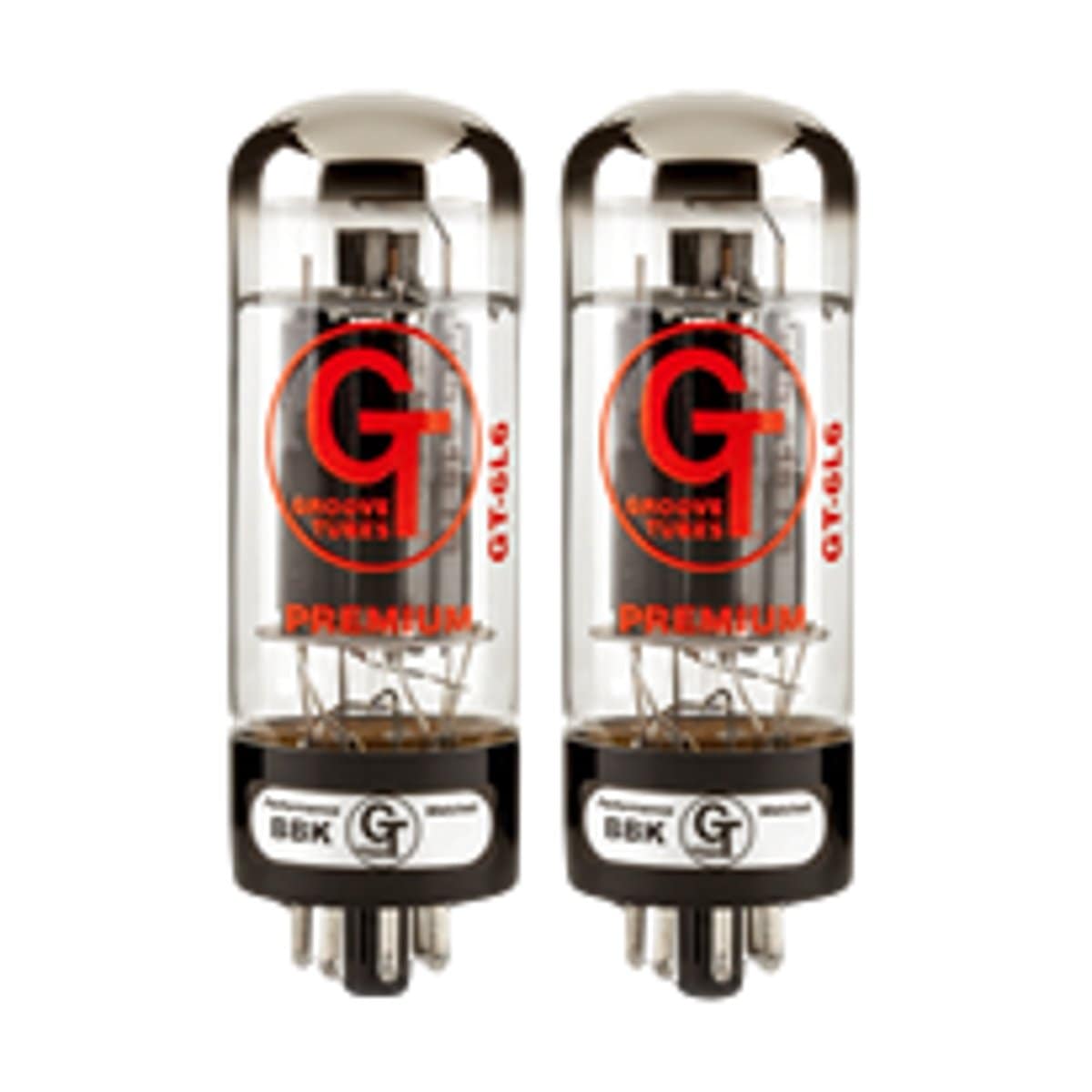 Groove Tubes Guitar Accessories Groove Tubes GT-6L6-S Med Duet 6L6 Tubes Valves Matched Pair - Byron Music