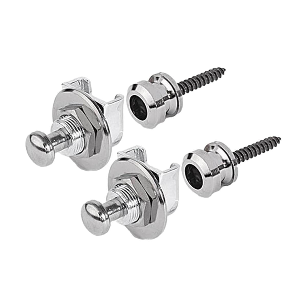 Grover Guitar Accessories Grover Strap Locks Quick Release Chrome Pair GRO651 - Byron Music