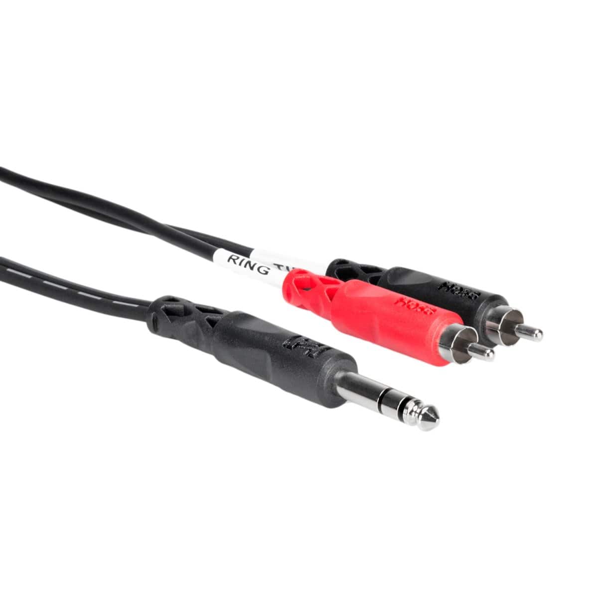 Hosa Recording Hosa Insert Cable 1/4in TRS to Dual RCA 1m TRS-201 - Byron Music