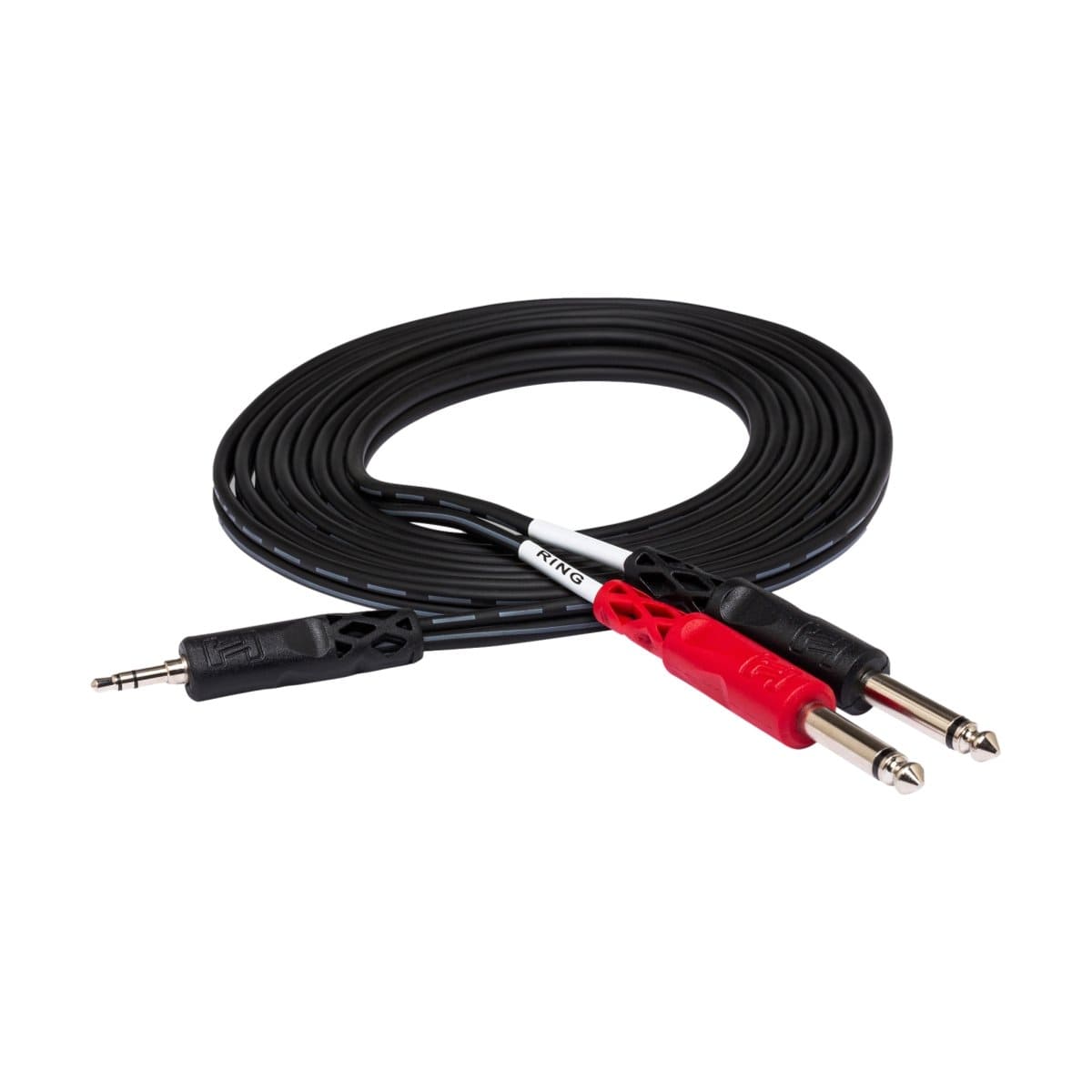 Hosa Recording Hosa Stereo Breakout Cable 3.5mm TRS to Dual 1/4in TS 3ft CMP-153 - Byron Music