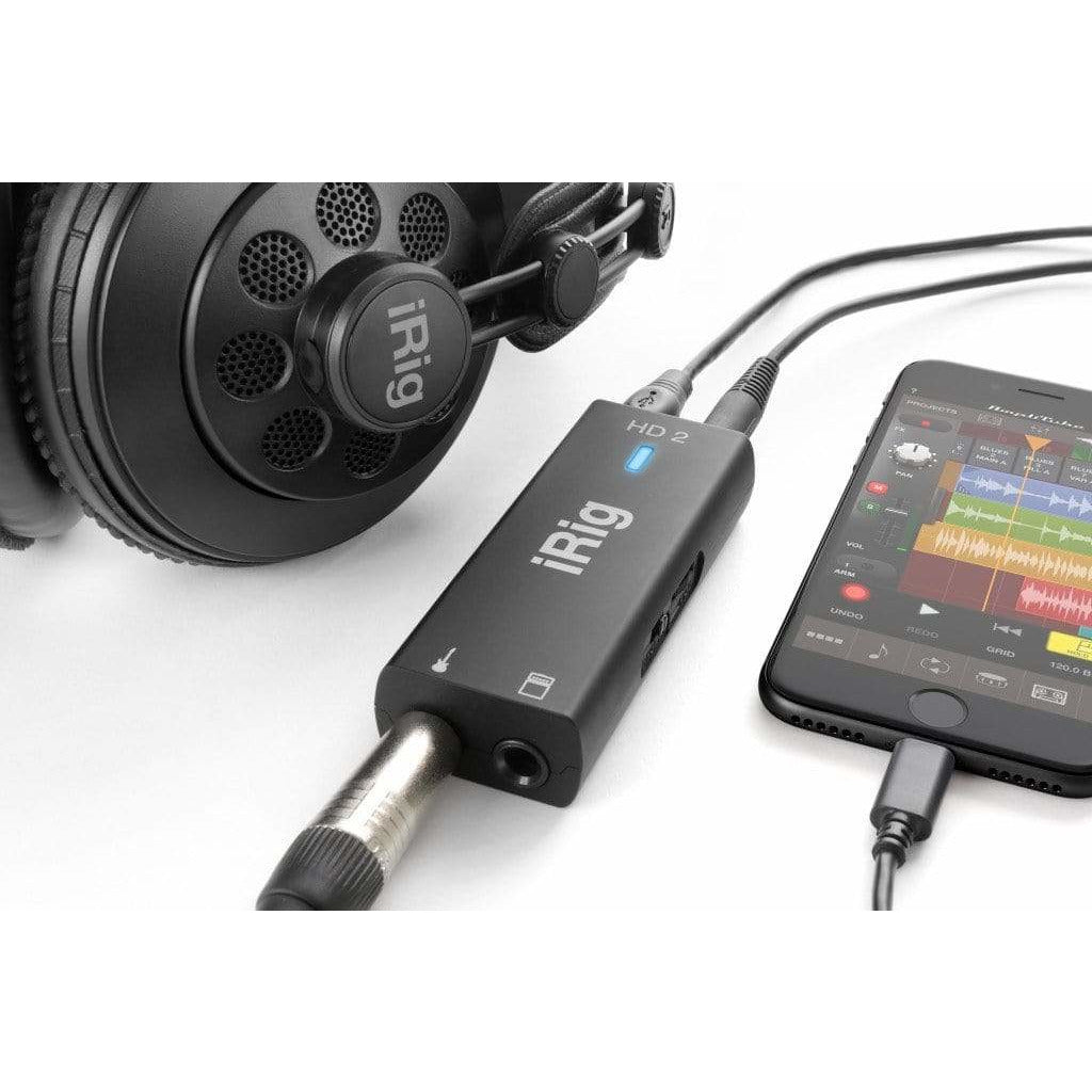 IK Multimedia Recording IK Multimedia iRig HD 2 Audio Interface for Guitar - Byron Music