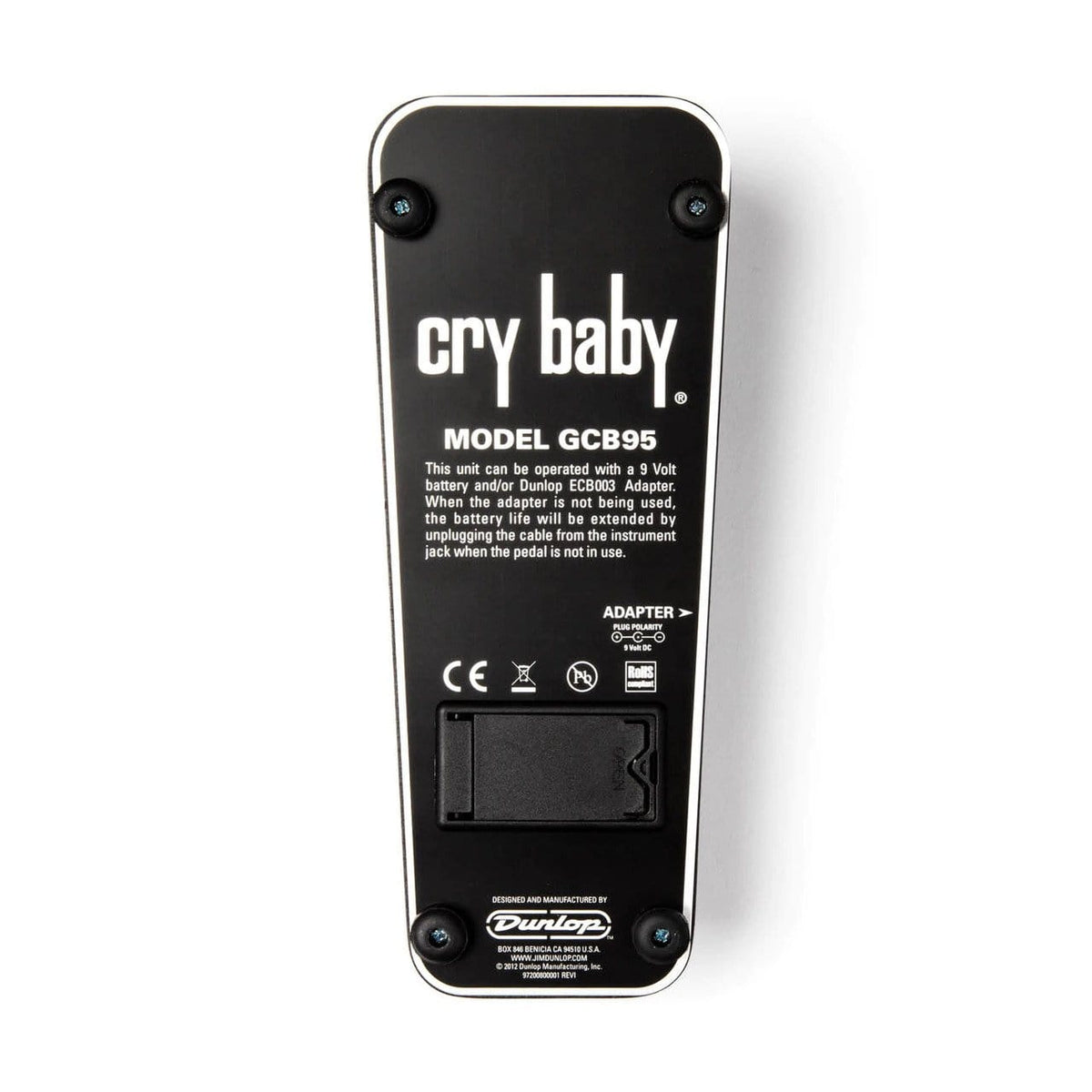 Jim Dunlop Effects Jim Dunlop Cry Baby Wah Effect Pedal CB95 - Byron Music